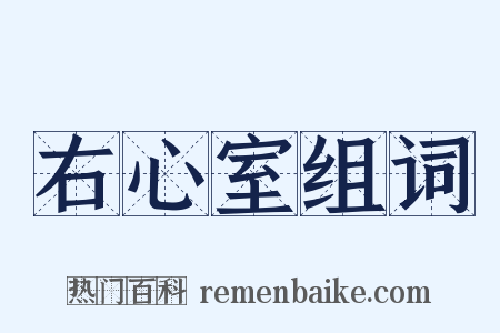 右心室组词是什么意思的图片